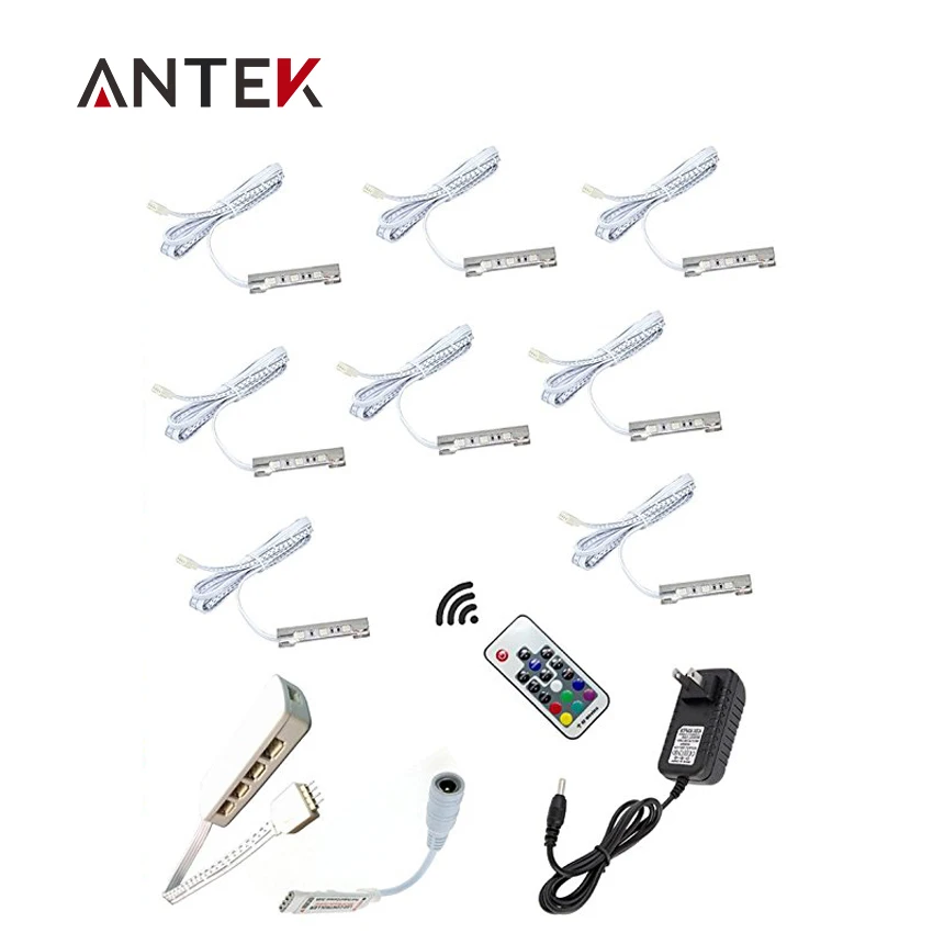 Rf Wireless Control Rgb Led Glaskantenbeleuchtung Kit Glas LED Glasregal unter Kabinett beleuchtet Glasrand Rückseiten