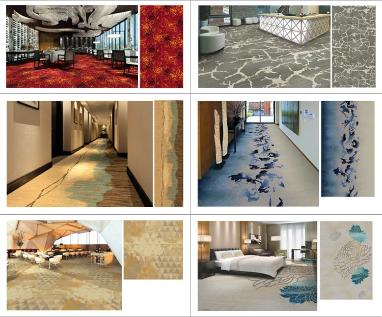Hotel casino wall to wall axminster carpet