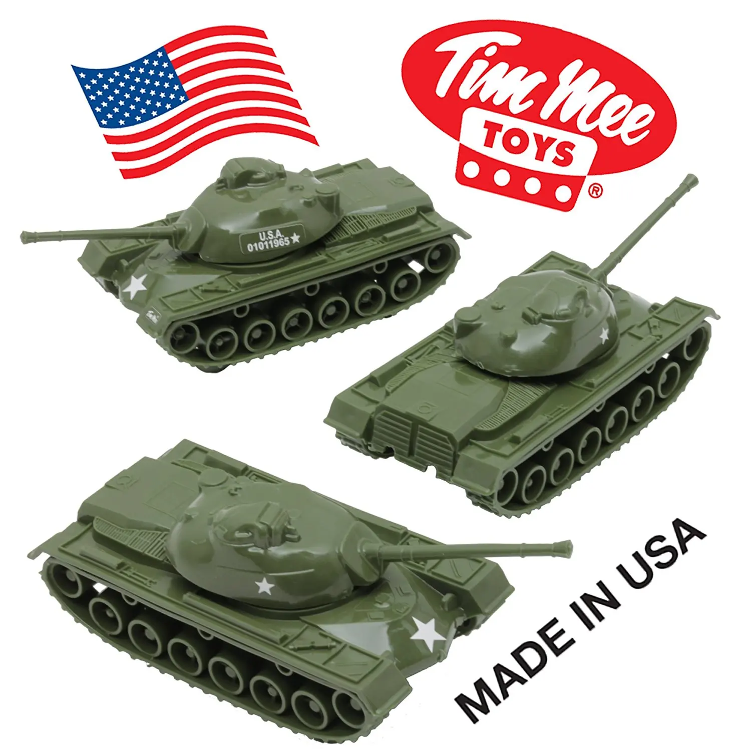 small toy tanks