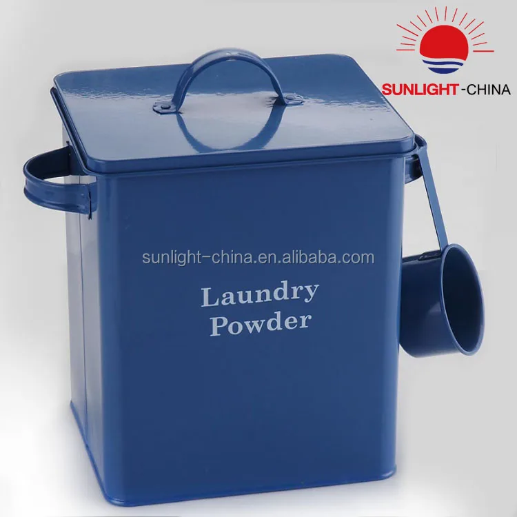 Details about   450g Retro Laundry Washing Powder Storage Container 