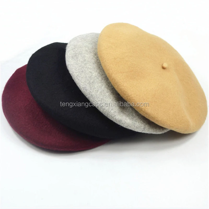 felt beret hat