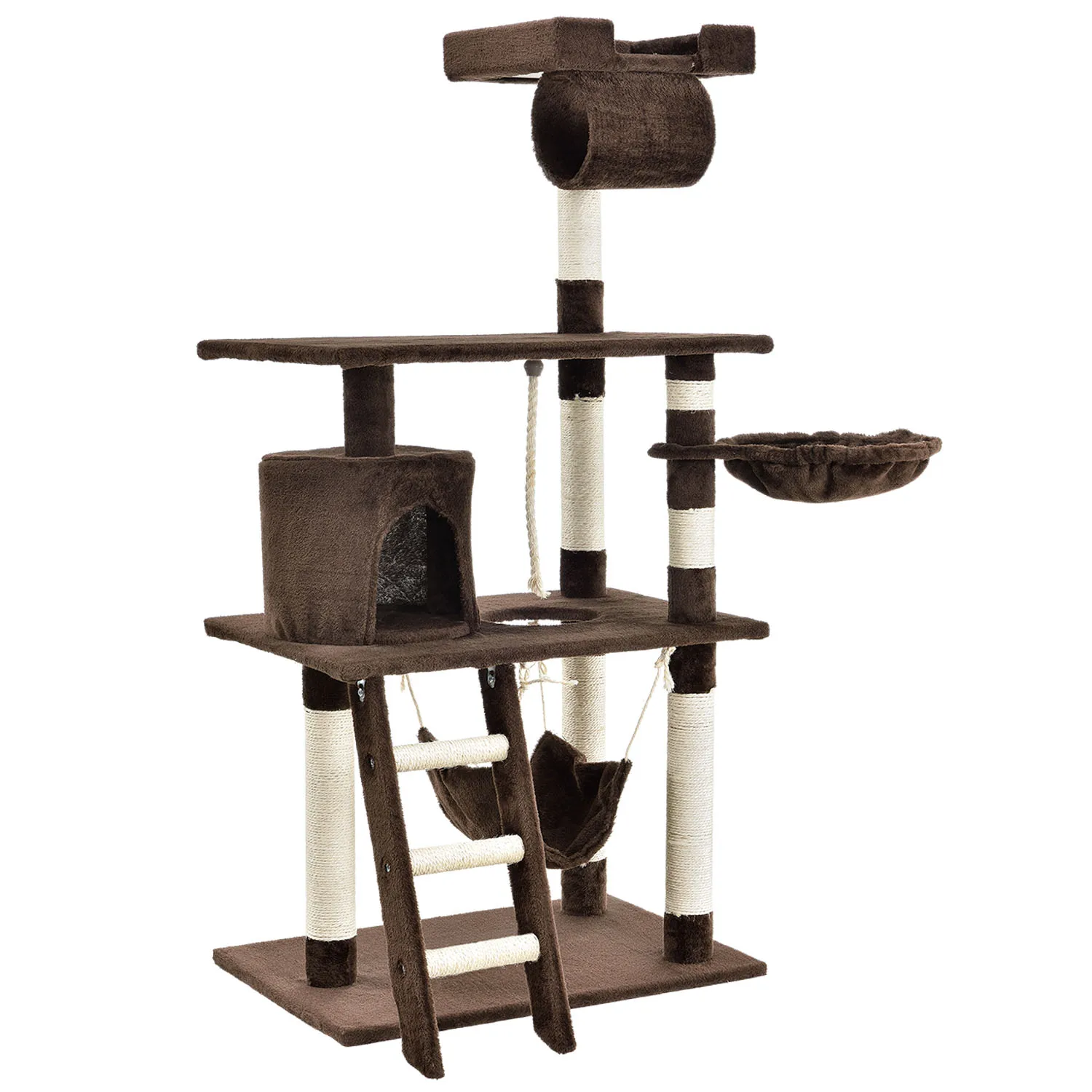 Luxury Wooden Cat Tree Tower With Hammock - Buy Cat Tree Tower,Wooden Cat Tree Tower,Cat Tree ...