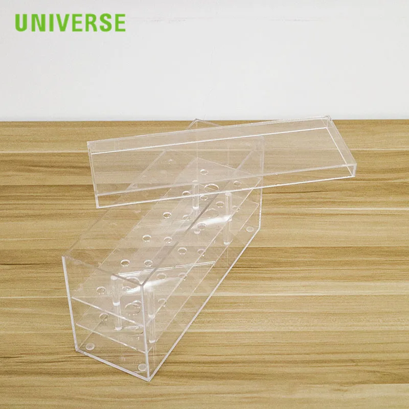 UNIVERSE Customized 9 Holes/16 Holes Acrylic high quality Flower Box for Packaging