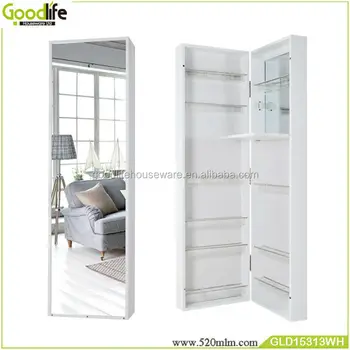 Door Ganging Or Wall Mounted Makeup Storage Cabinet With Dressing Mirror View Makeup Storage Cabinet Goodlife Product Details From Shenzhen Goodlife Houseware Co Ltd On Alibaba Com