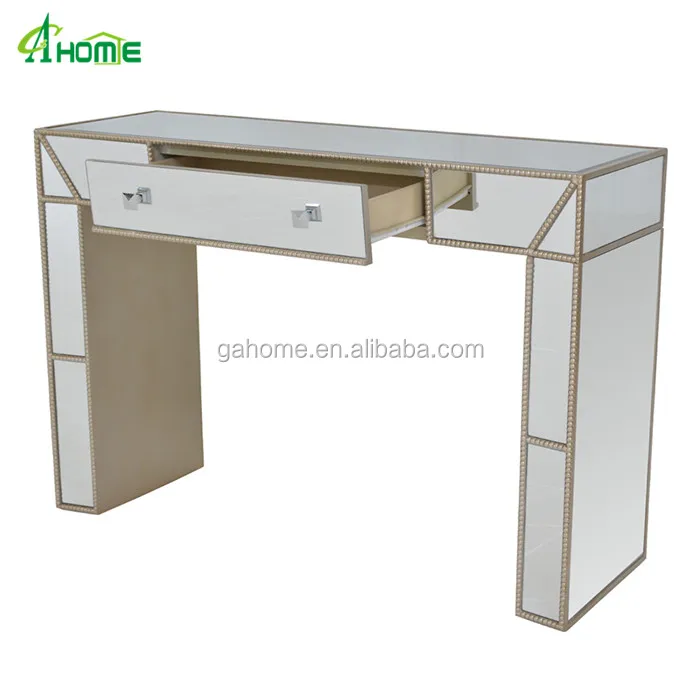 Modern Trim Mirrored Entryway Console With 1 Drawer Buy