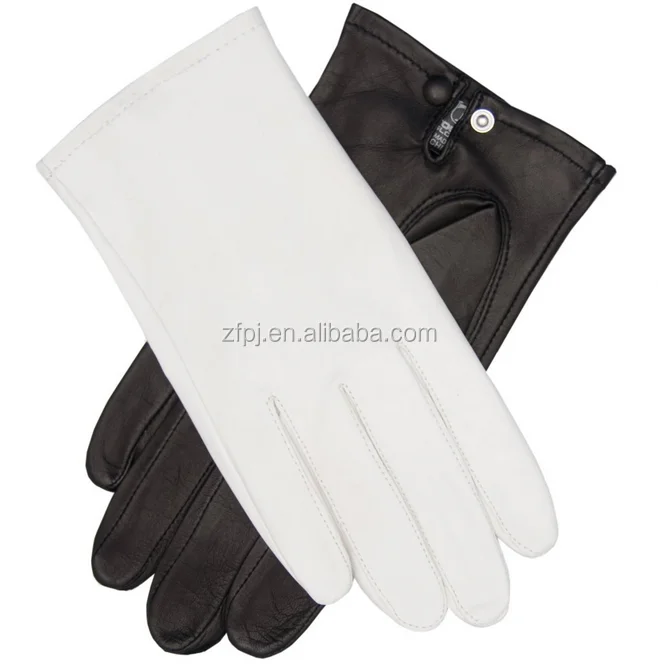 Fashion Mens Winter White Dress Leather Gloves Buy Winter White