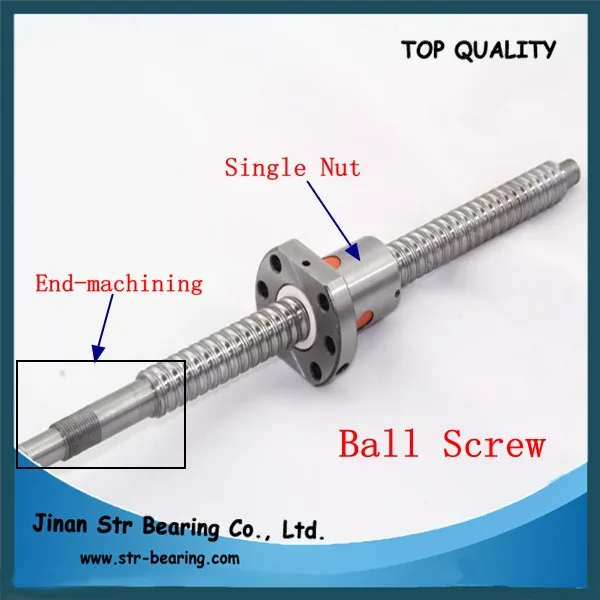 40mm Diameter Cnc Parts Rolled Rotating Nut Ball Screws Of Cnc Lathe