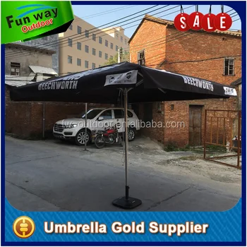 10ft All Aluminum 8 Ribs Custom Branded Outdoor Cafe Umbrella 10ft All Aluminum 8 Ribs Custom Branded Outdoor Cafe Umbrella