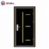 luxury high-quality copper surface treatment Anti-theft security best steel entry outside doors with Automatic Lock