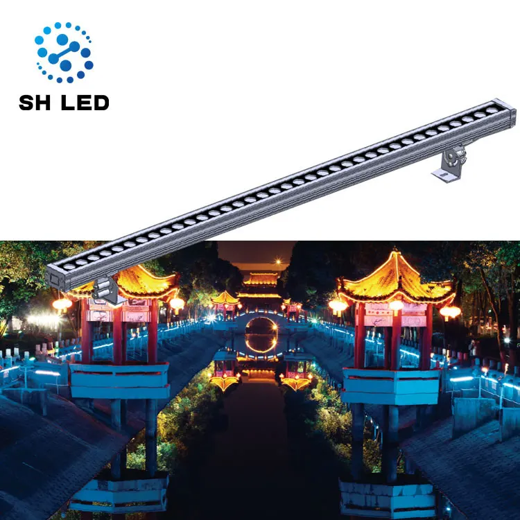 High quality china ip65 outdoor decoration dmx rgbw rgb 24w IP65 led wall washer for architectural lighting