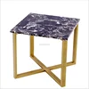 High quality square kitchen foldable marble dining table
