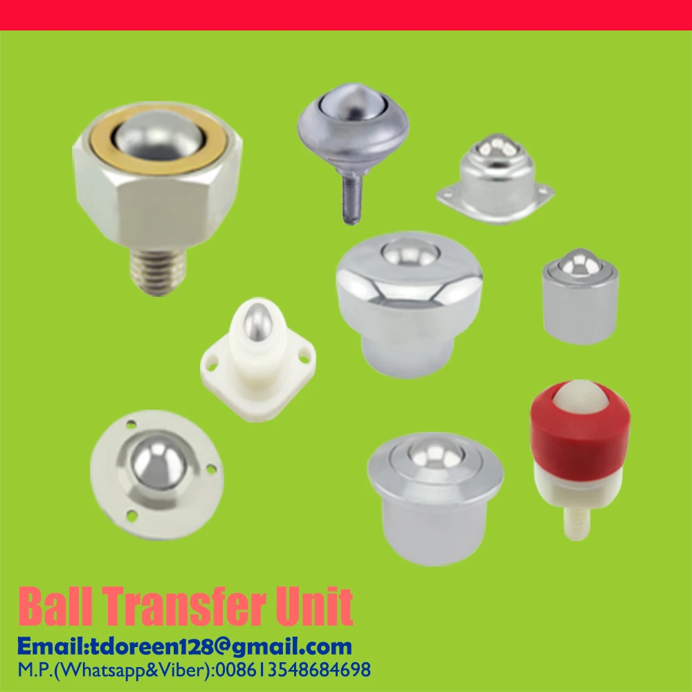 High Capacity Press Fit Ball Transfer Units 90 Series Plain Fit Light