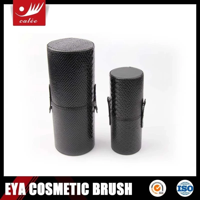 cylinder makeup brush case