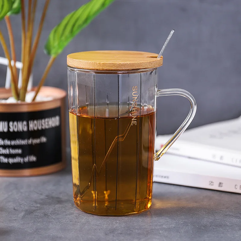 long glass mug