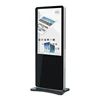 Wall mounted android Wifi support led transparent display touch with android os and RJ45
