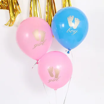 Baby Birthday Full Moon Party Balloons Set Blue Pink Ankle Latex Balloons Birthday Party Christening Baptism Decoration Buy Balloon Birthday Round