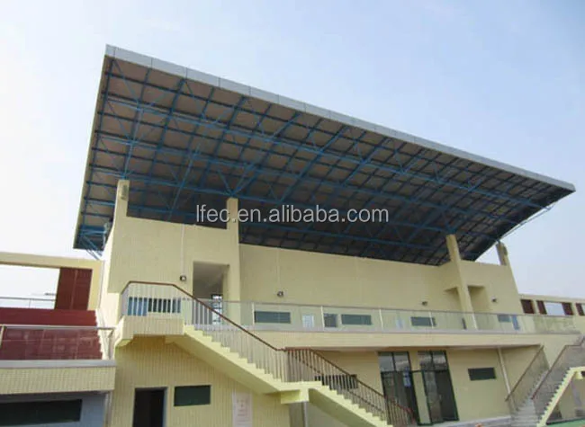 economical space frame roofing for bleacher