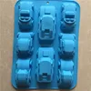 Creative automobile silicone cake mold silicon baking mold DIY baking tools running models plastic chocolate mould