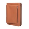 Zipper PU Organizer Holder A4 Leather Conference Folder with Tablet Computer Case