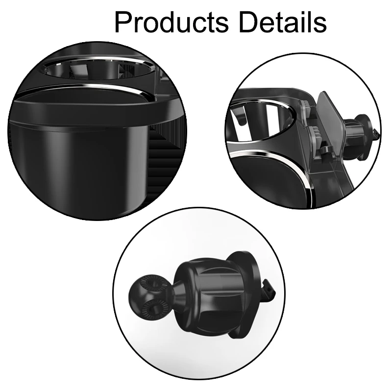 2018 OEM Amazon Seller 360 Rotation Auto Backseat Snack Beverage Car Cup Holder Tray with Phone Stand