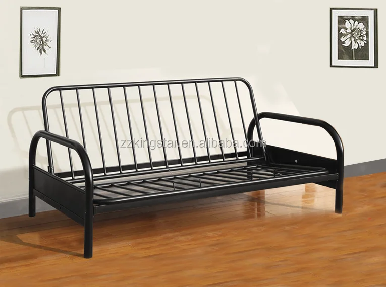 Single Black Metal Twin Bed Folding Sofa Frame Product On Alibaba Com