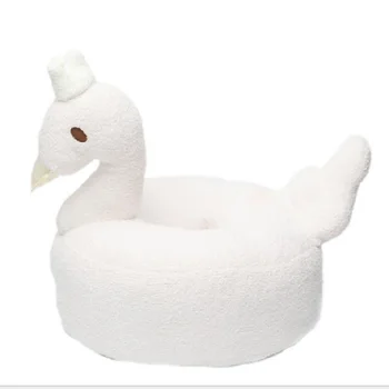 white swan stuffed animal