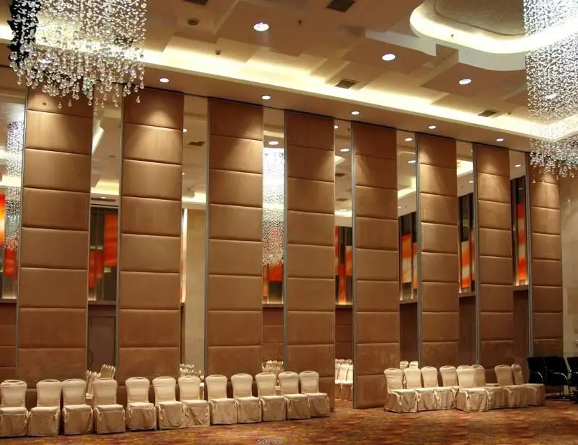 banquet hall partition movable acoustic operable guangzhou manual track system