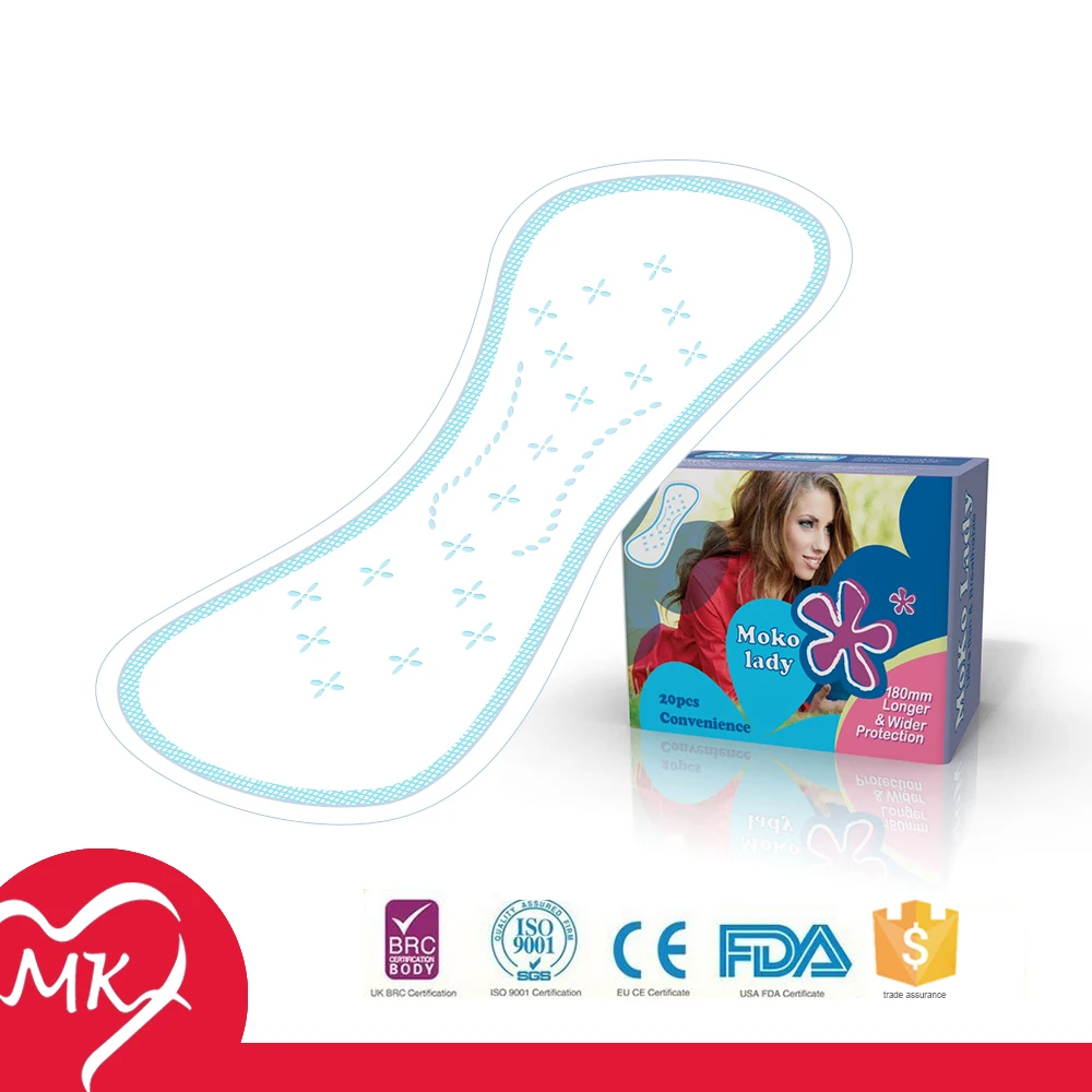 Japan Waterproof Sanitary Pads Raw Materials For Sanitary Napkins Low