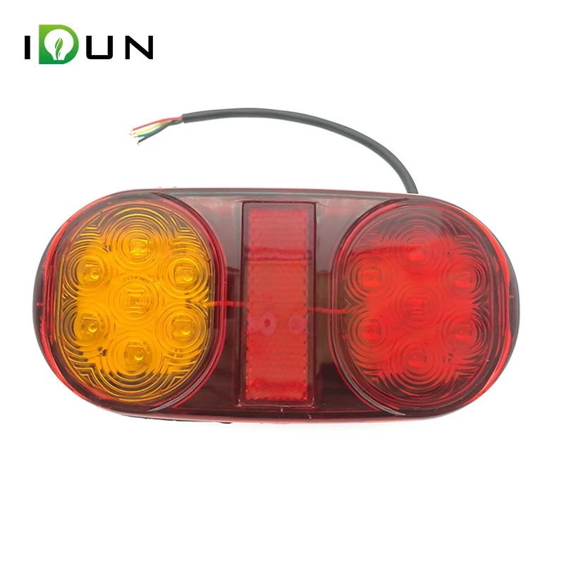 Truck Boat Trailer LED Tail Light 24V Parking Turn Signal Lamp with Reflector