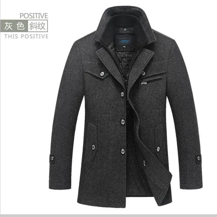 heavy winter overcoat