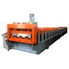 ISO standard floor deck making machine / metal floor deck roll forming machines trapezoidal steel tile cold forming machine
