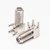 75ohm Socket Right Angle PCB Type F Connector for Coaxial Cable