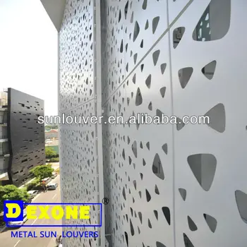 Cnc Aluminum Decorative Wall Panel For Metal Curtain Wall & Facade ...