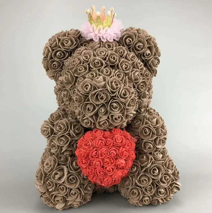 preserved rose teddy bear