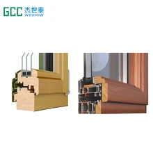 Конструкция деревянного окна из алюминия