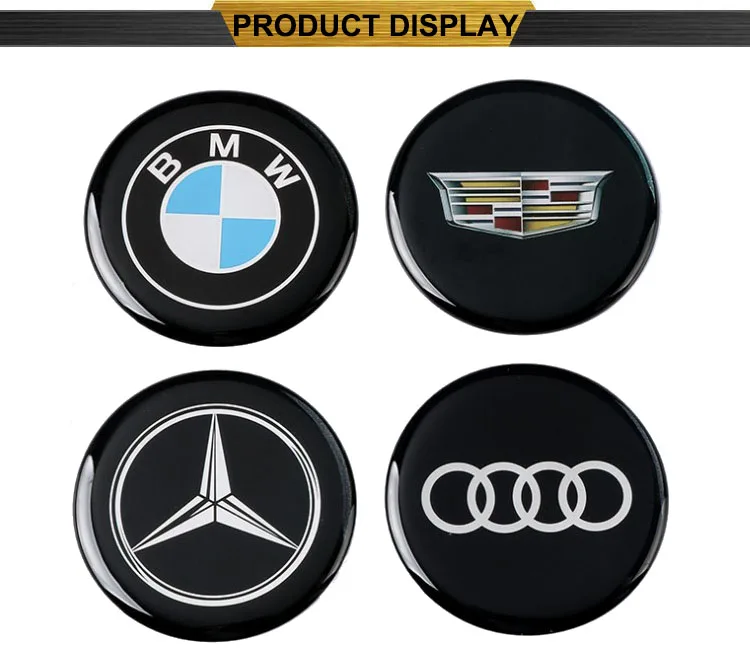 High Quantity Custom Car Brand Epoxy Resin Clear Dome Sticker Printing ...