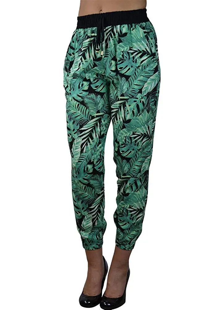 animal print jogging bottoms