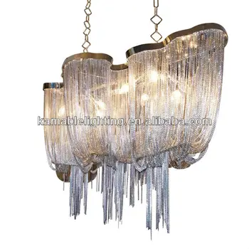 Modern Silver Hotel Chain Lighting Chandeliers Ka1072 Project Style Chandelier Pendant Lights Modern Silver Hotel Chain Lighting Chandeliers Ka1072 Project Style Chandelier Pendant Lights