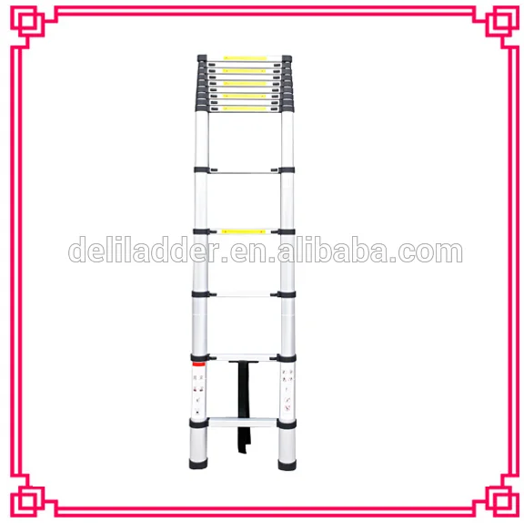 Soft Closing Aluminium Telescoping Telescopic Lidl Ladder With Tool