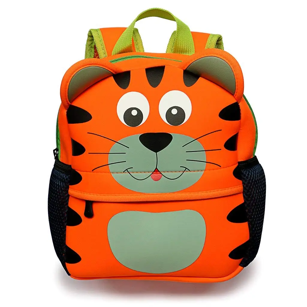 cute little boy backpacks