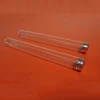 Threaded clear tube containers with aluminum screw cap