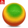 High quality custom rainbow indoor 6" playground ball