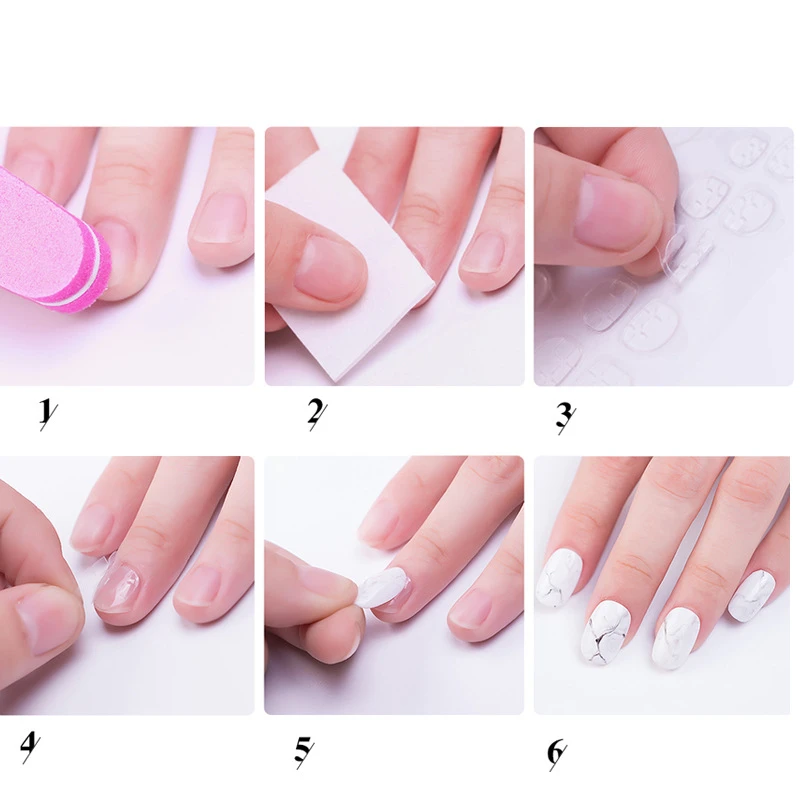 Hot Sale Double Sided Adhesive Nail Sticker for False Nail Tips