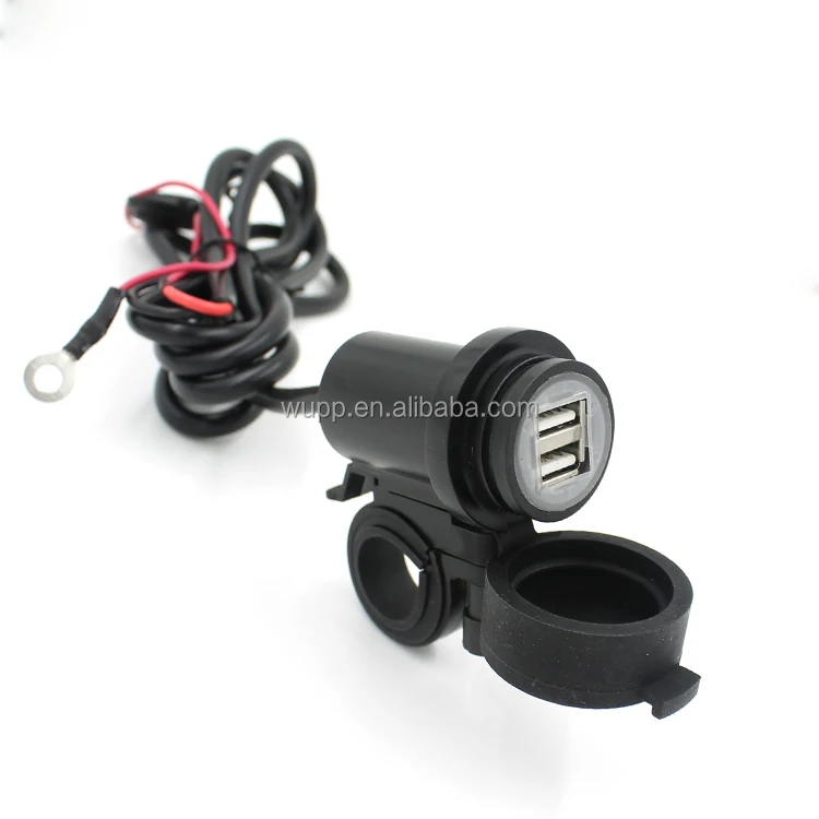 Waterproof 12v Dual Port 2a Usb Motorcycle Charger Buy Usb Motorcycle