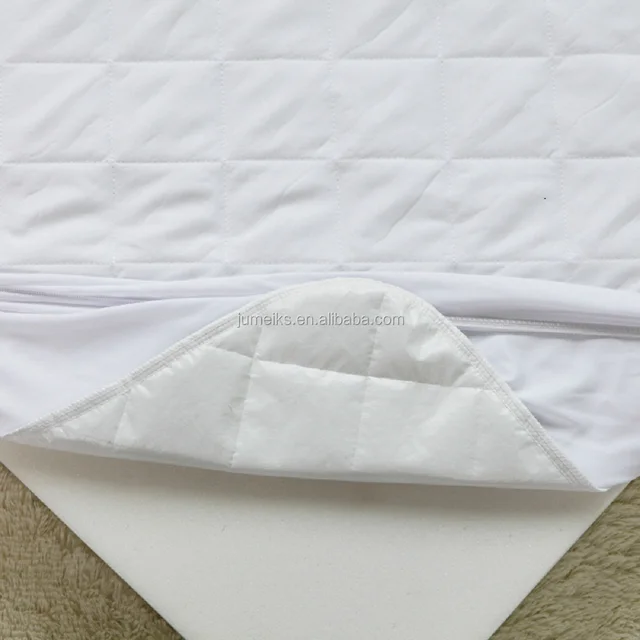 Eco Friendly Soft Quilted Crib Mattress Covers Waterproof Elastic