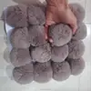 Cute Wholesale Hat Accessory Genuine 6-11cm Rabbit Natural Or Colorful Pom Pom Fur Ball