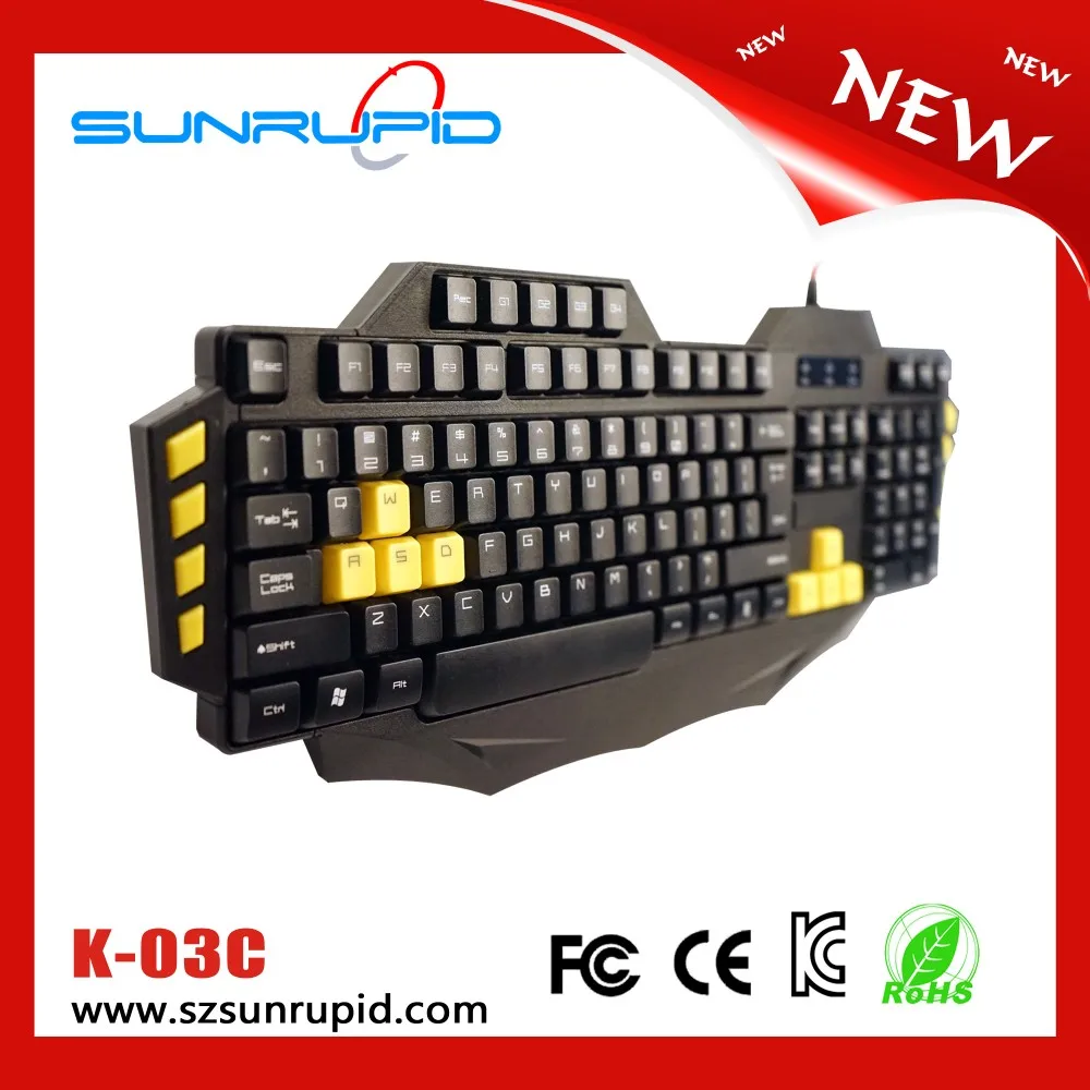 2016 Fashionable Customize Gaming Keyboard Parts Of Computer Keyboard