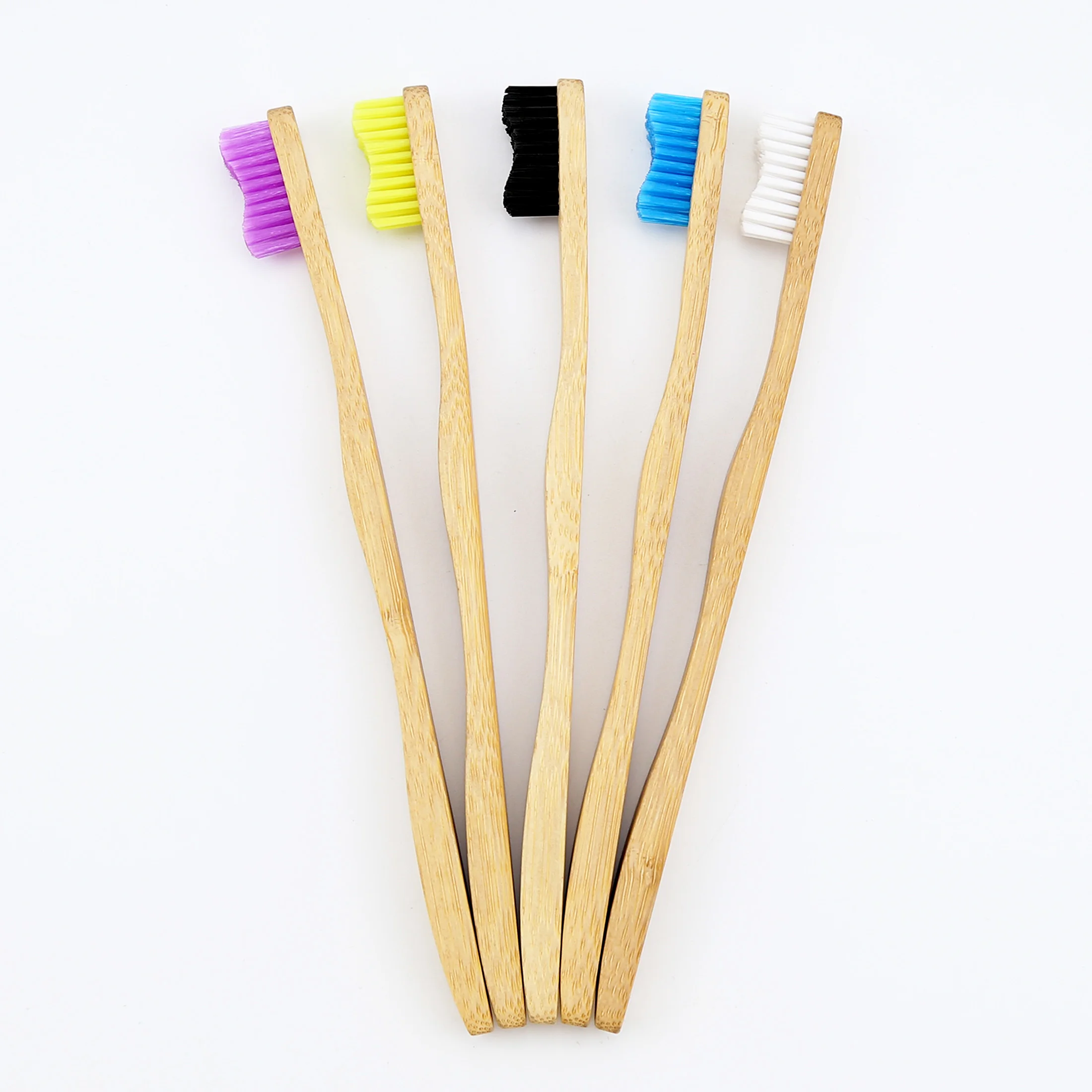 Environmentally Friendly Biodegradable Eco Bambus Toothbrush With Soft