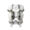 high flow plastic air operated duplex diaphragm vacuum pump
