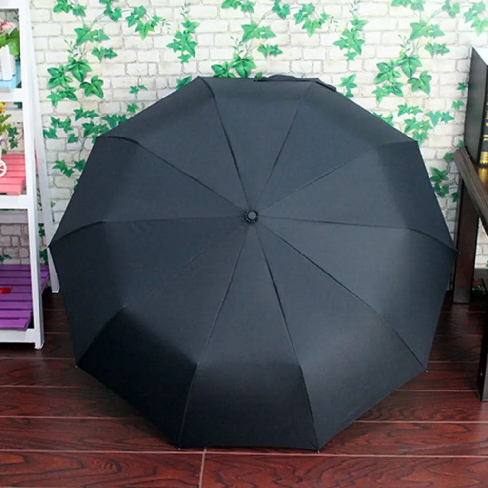 EDTara All-weather Umbrella Portable Triple Folding Anti-UV Sunproof Automatic Parasol